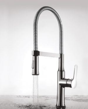 ברז מטבח קפיצי סלסה ניקל