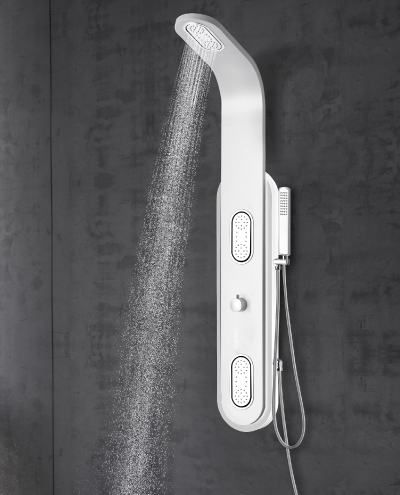 פאנל רחצה ריף לבן