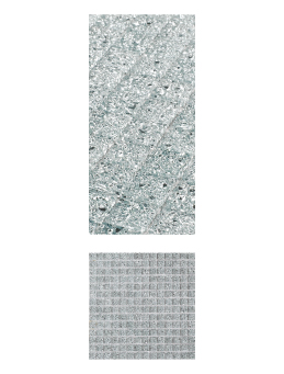 פסיפס כסוף מעוצב