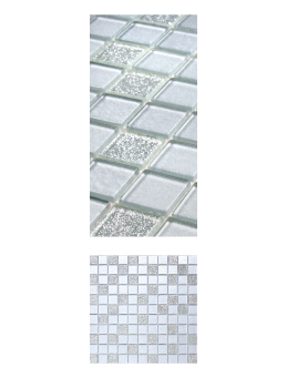 פסיפס כסוף מעורב