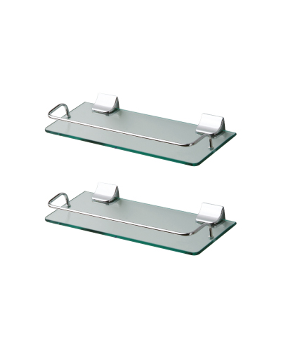 מדף זכוכית דו קומתי לוטוס