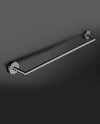 מוט למגבת 60 ס״מ בונטון סילבר מטאל