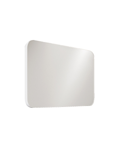 מראה דלאס מלבנית גדולה מסגרת לבנה