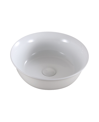 כיור חרס מונח סטאר לבן מבריק