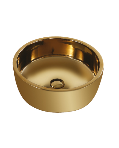 כיור חרס מונח סטטוס זהב