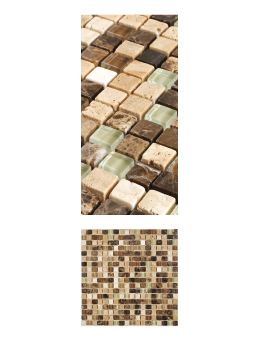 פסיפס קווין מעורב מרובע