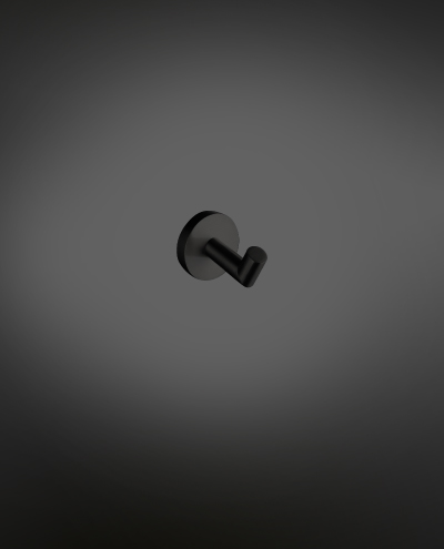 קולב בודד בונטון שחור מט