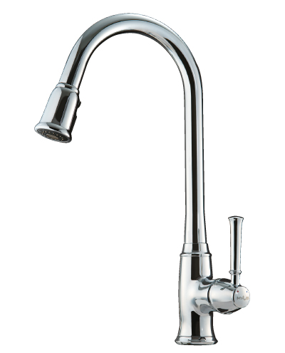 ברז מטבח נשלף אנקור ניקל