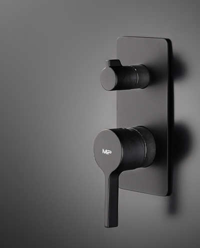 אינטרפוץ 4 דרך בונטון מרובע שחור מט