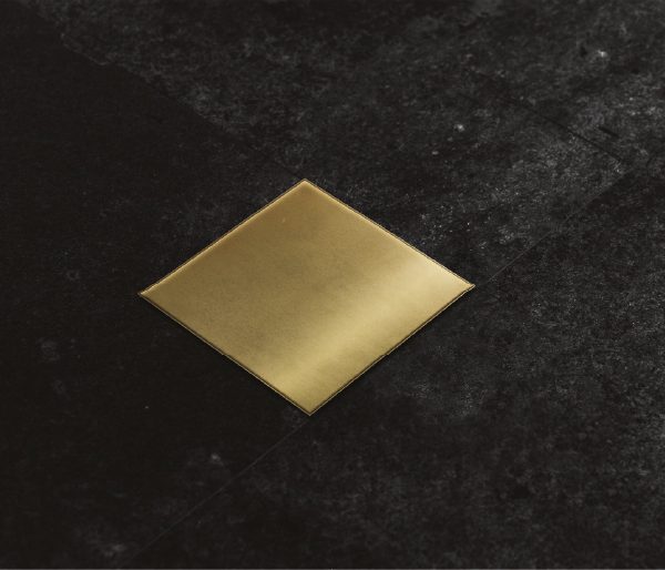 תעלת ניקוז בחיבור ישיר 15X15 ZERO ס״מ גולד מט