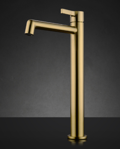 ברז בונטון גבוה מרובע גולד מט