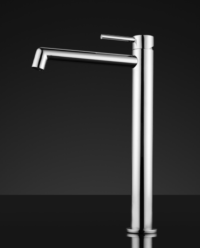 ברז בונטון גבוה עגול ניקל