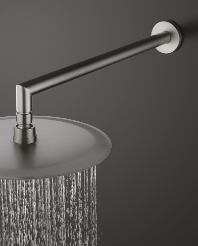 זרוע רחצה 40 ס״מ בונטון סילבר מטאל