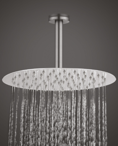 זרוע תקרתית עגולה בונטון 16 ס״מ סילבר מטאל