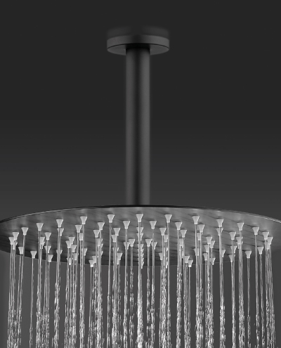 זרוע תקרתית עגולה בונטון 16 ס״מ שחור מט