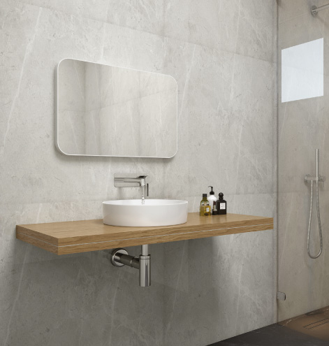 משטח מדריד ניקל מוברש 100 ס״מ