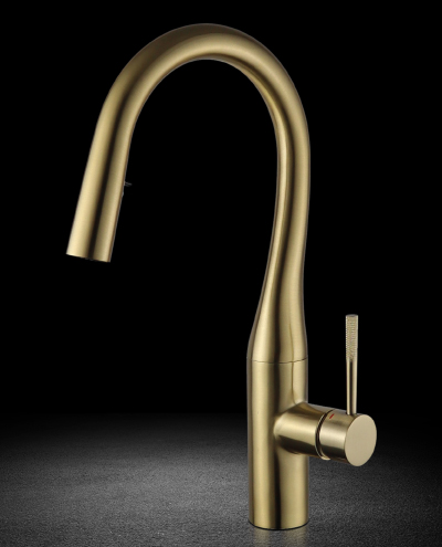 ברז מטבח נשלף קוקו גולד מט