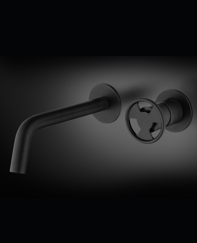 ברז קיר אורבן מטרו שחור מט