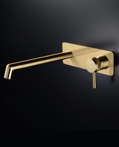 ברז קיר בונטון פדרו גולד מט