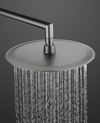 ראש נירוסטה עגול ״10 סילבר מטאל