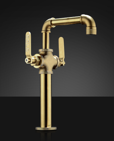 ברז רחצה גבוה ריבר פליז