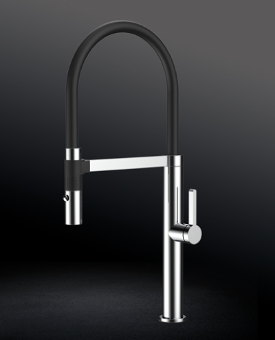 ברז מטבח נשלף בריסל ניקל