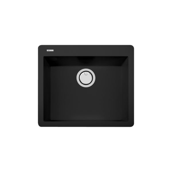 כיור מטבח מיקרו גרניט - ארמני 60 שחור