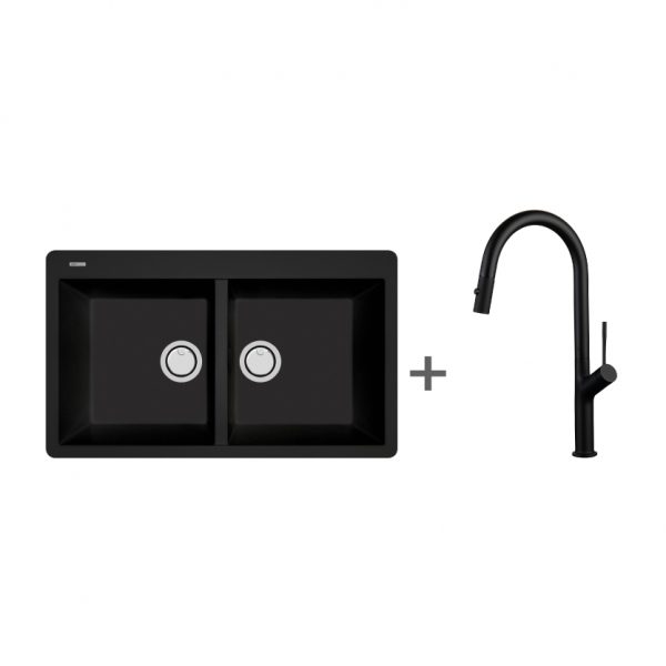 סט ארמני 86 שחור למטבח