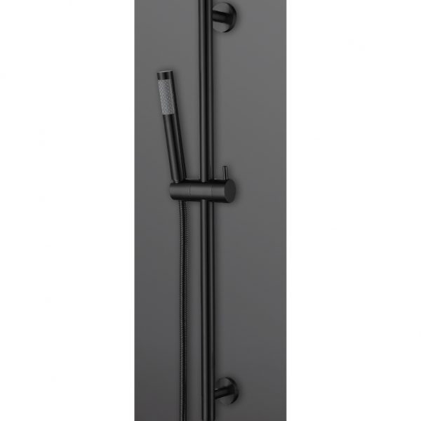 מוט רחצה יהלום שחור מט