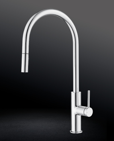 ברז מטבח נשלף יוסטון ניקל