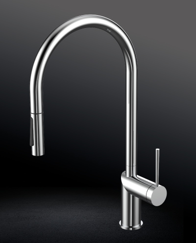 ברז מטבח נשלף מרטין ניקל MP