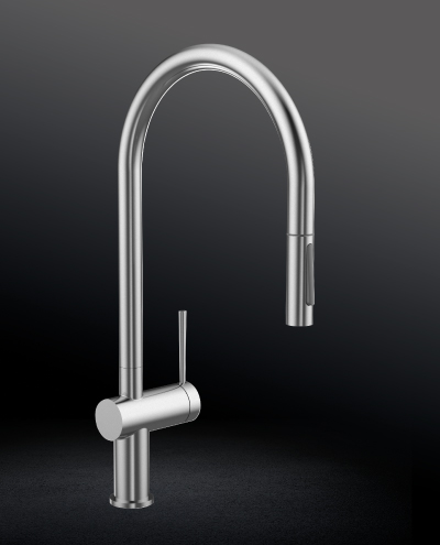 ברז מטבח נשלף סוהו עגול מוברש MP